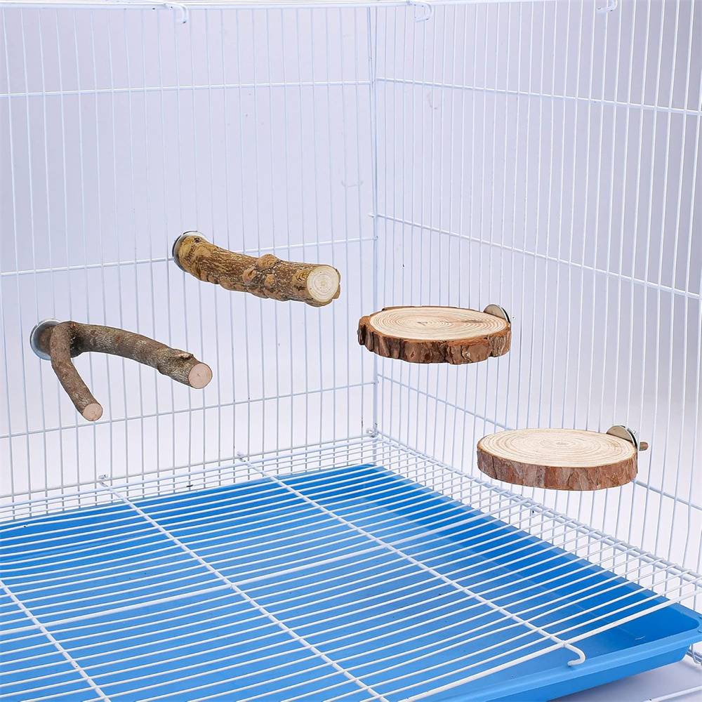 DtopbuyAge - Perchoirs en bois naturel pour cage à oiseaux DtopbuyAge - Image 3
