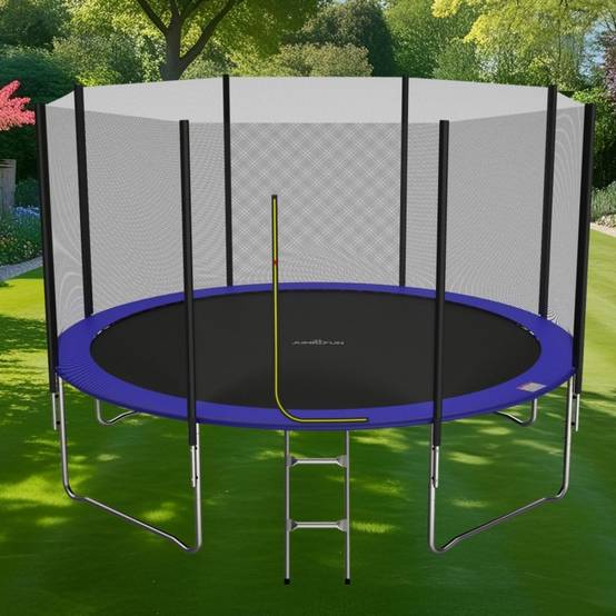 Trampoline pour enfant Jump4Fun Deluxe filet extérieur -14FT (427 cm) JUMP4FUN - Image 3