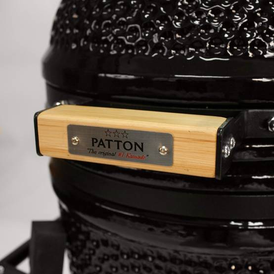Barbecue kamado avec chariot Patton Premium 15" - Grille Ø 34 cm - Noir - Image 9