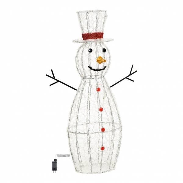 Lotti - Bonhomme de Neige 3D H120cm 260 LED blanc froid 8 jeux lumières IP44 SMART Connect 31V Lotti - Imagen 4