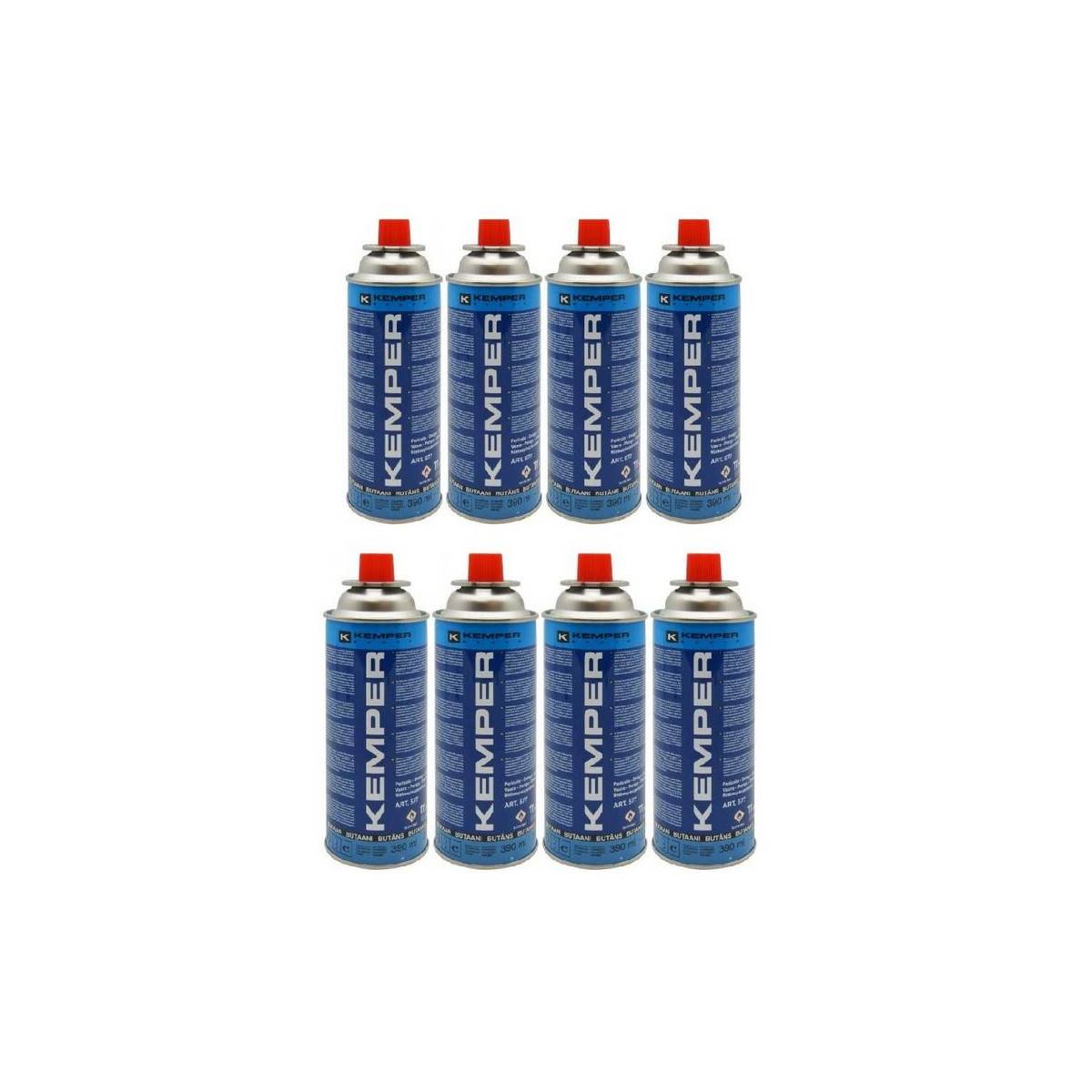 Pack de 8 Cartouches gaz 227g Butane KEMPER - Imagen 1