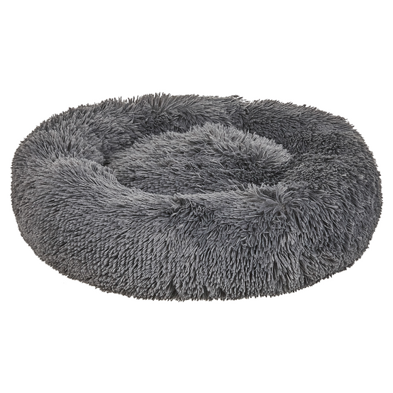 Beliani - Lit pour animal Fourrure synthétique Gris foncé KULU - 60x60x15- Beliani - Image 2