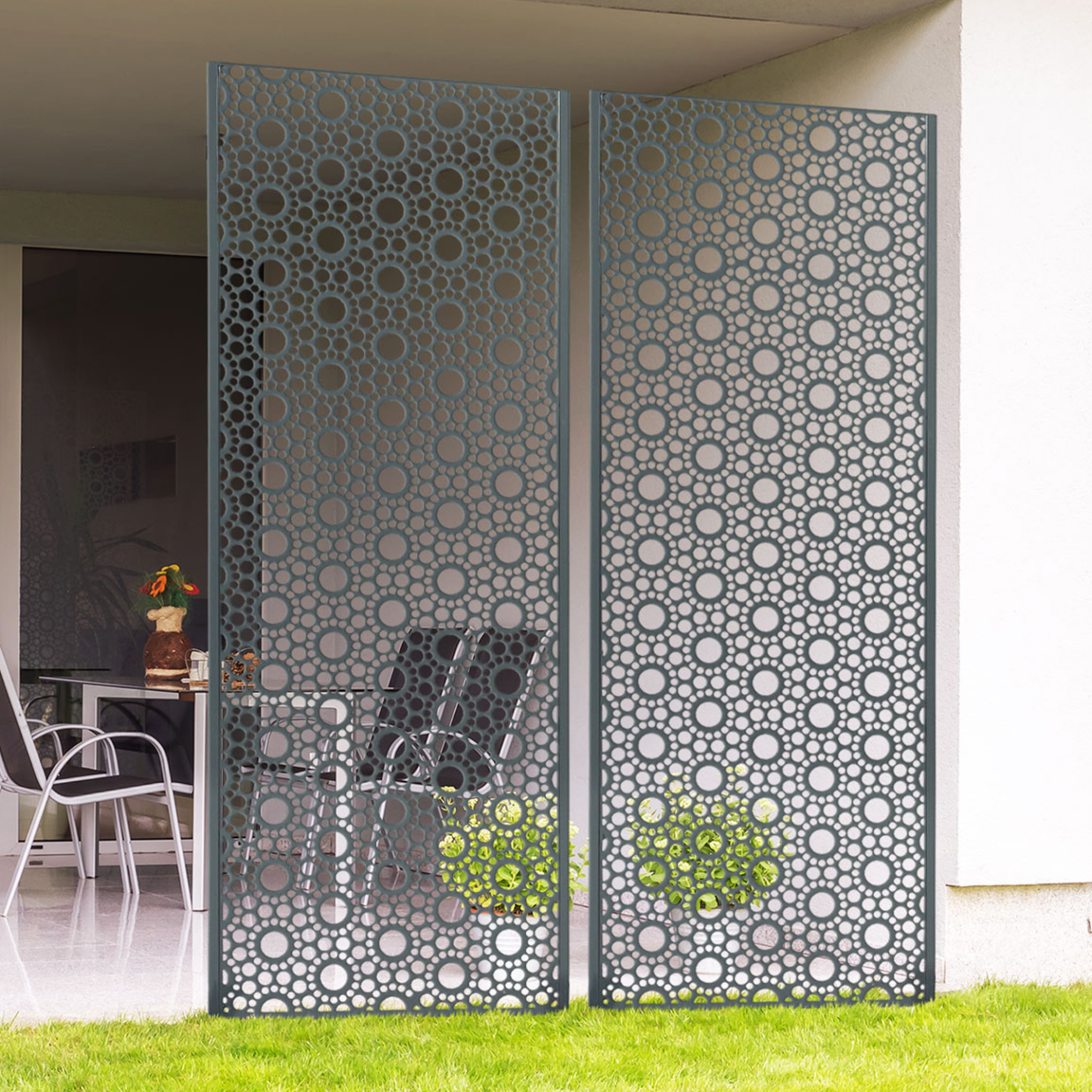 Panneau décoratif universel 150 x 50 CM ROSAS gris - Image 2