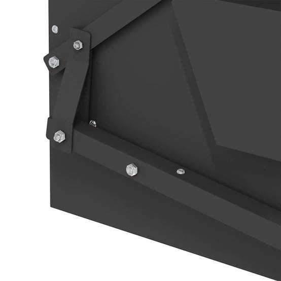 Large Mangeoire Pédale Acier Poule Basse 50cm Noir - ComfortXL Outdoor Living - Image 9