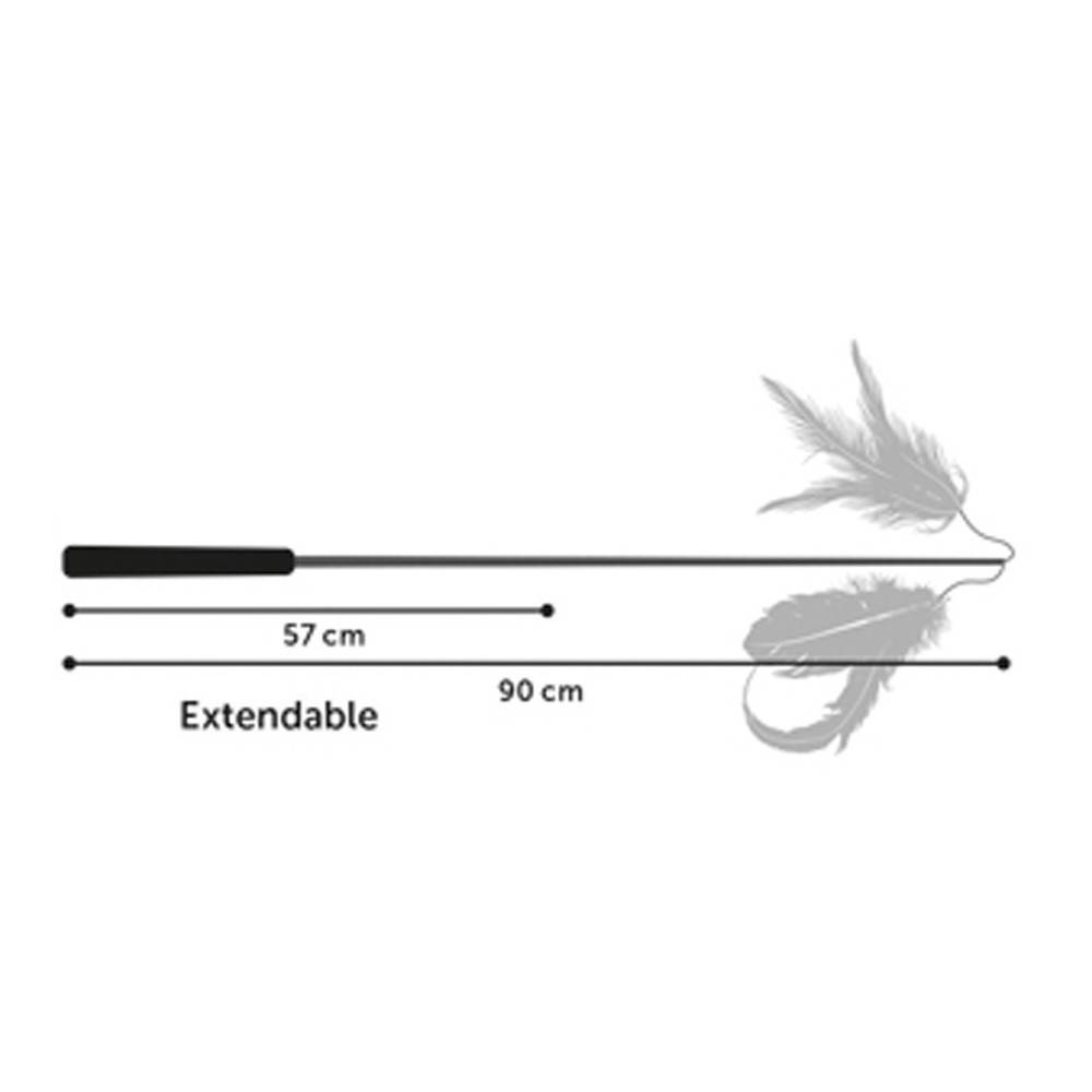 Canne a pêche Yula télescopique de 57 cm à 90 cm. pour chat - Imagen 2