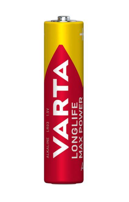 Blister de 20 piles Longlife Max Power AAA/LR03 - VARTA - 4703101490
