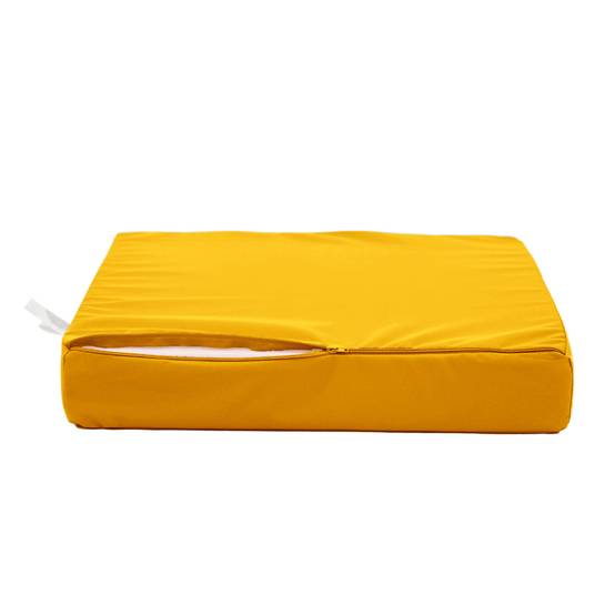 Coussins pour salon de jardin déhoussable 50x60cm Jaune - Déco arts - Image 7