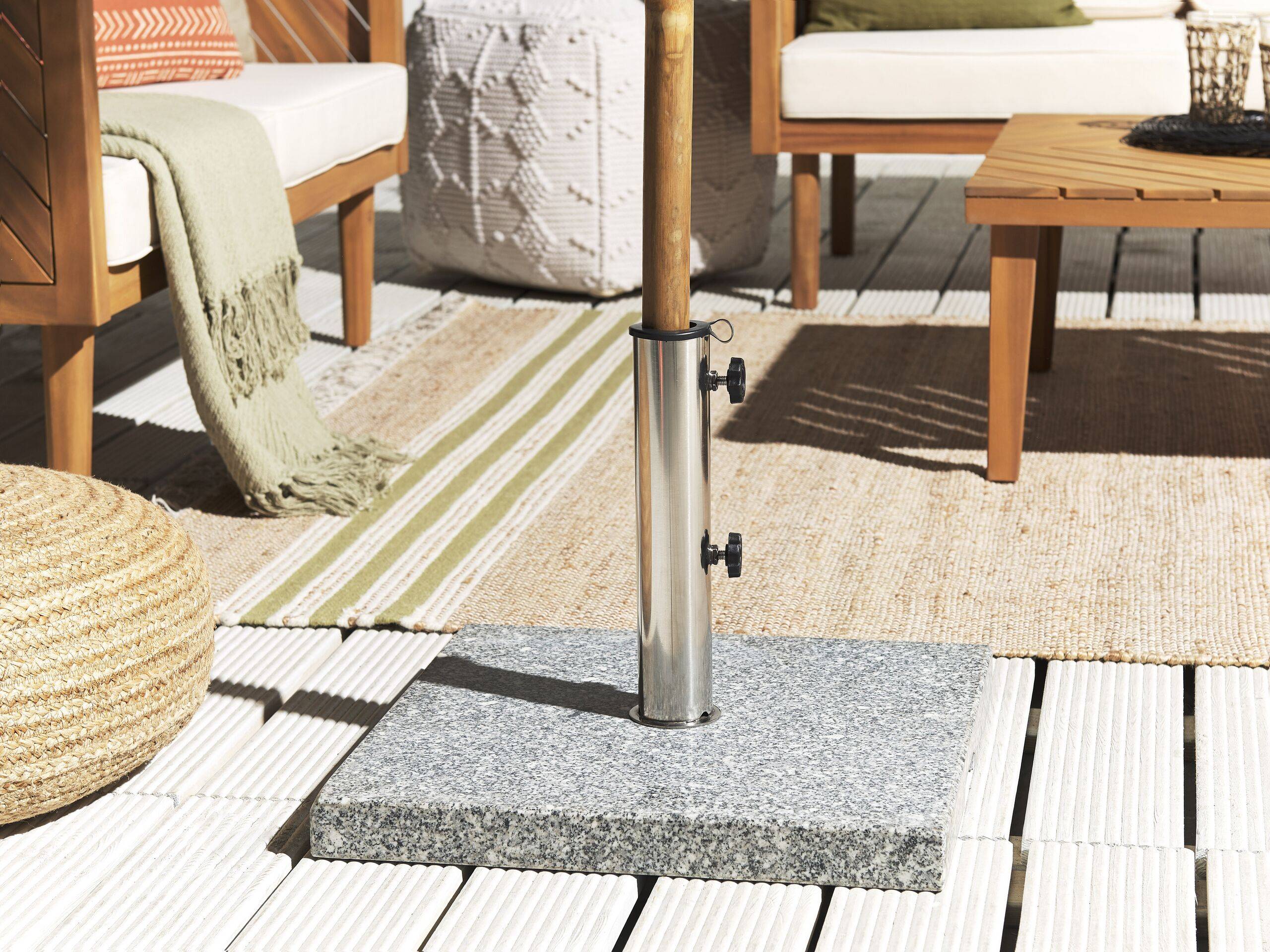 Beliani - Accessoires de parasol Granit Gris CEGGIA - Beliani - Imagen 1
