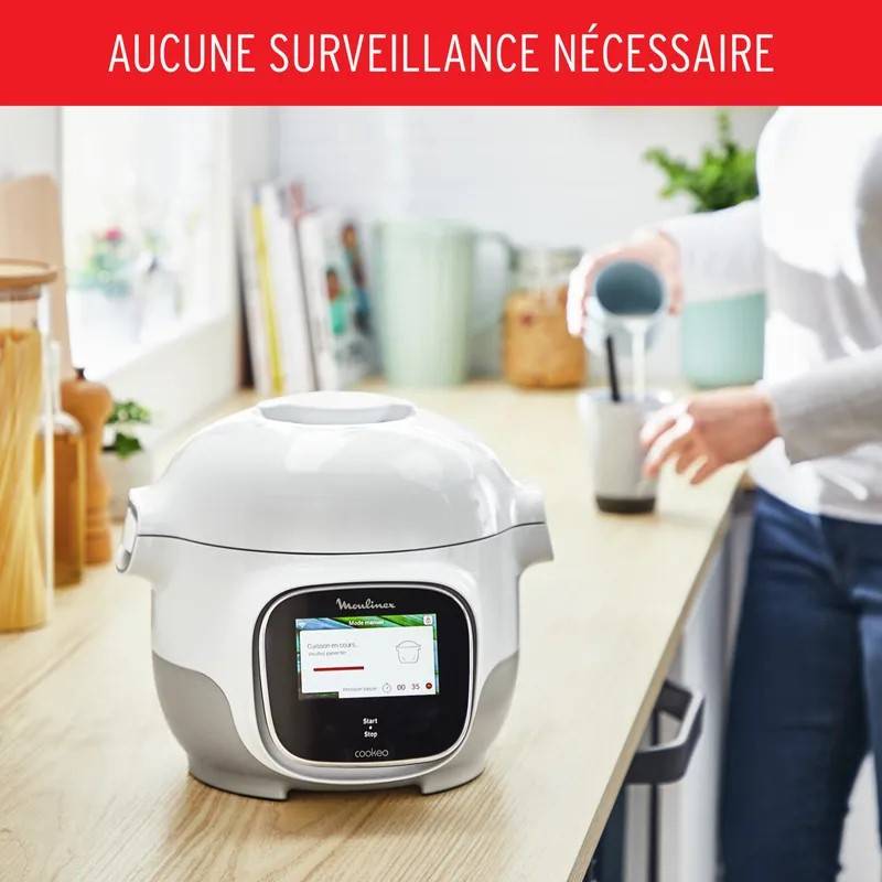 Moulinex - Multicuiseur intelligent 3l 900w blanc/argent CE922110 Moulinex - Image 4