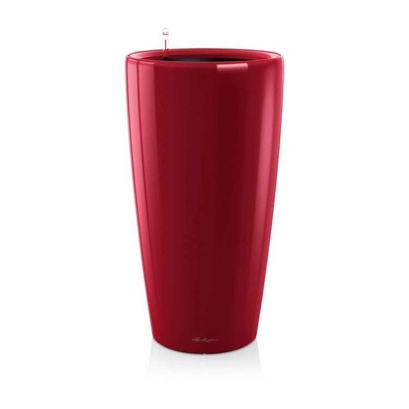 Lechuza - Pot De Fleur Lechuza Rondo Premium 40 - Kit Complet, Rouge Scarlet Brillant - Imagen 1
