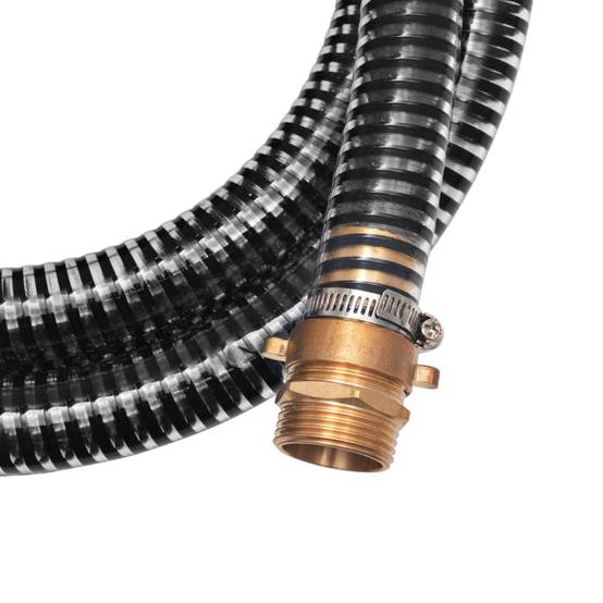 Vidaxl - Tuyau d'aspiration avec raccords en laiton 3 m 25 mm Noir vidaXL 142888 - Image 5