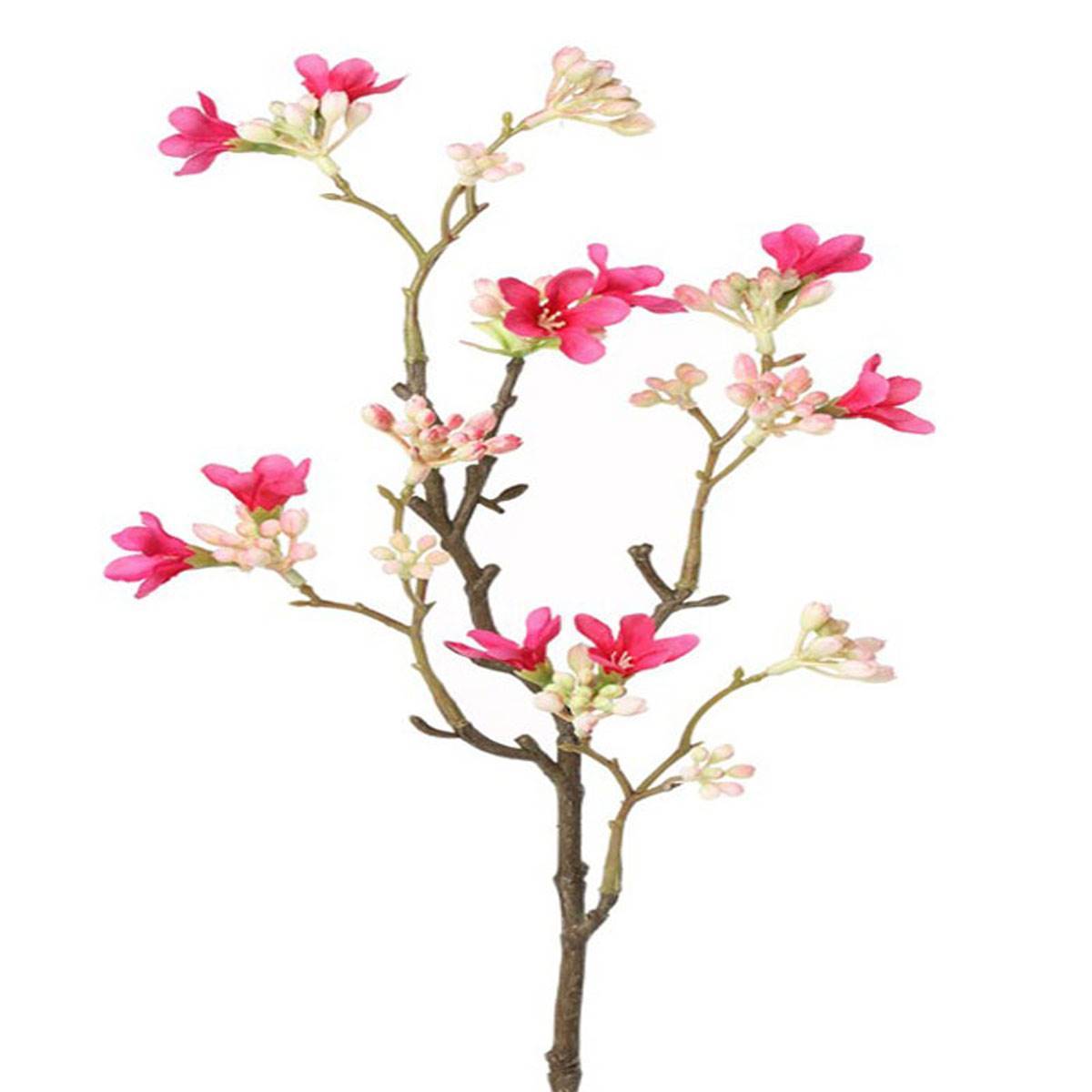 Artificielles - Branche de Jasmin factice 10 fleurs H50cm Superbe branche Rose fushia - couleur: Rose fushia 730 - Imagen 1