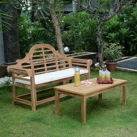 Teck'Attitude - Coussin Crème pour banc Marlborough - TECK'Attitude - Imagen 3
