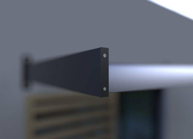 Brise Soleil Aluminium Horizontal 148x75cm Anthracite ORIAL Made in France - Image 9
