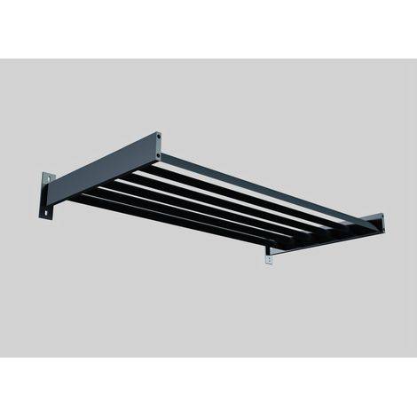 Brise Soleil Aluminium Horizontal 148x75cm Anthracite ORIAL Made in France - Image 5