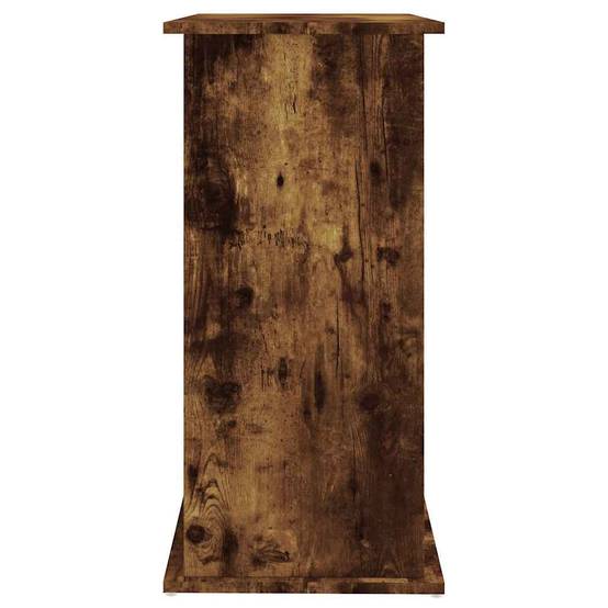 Meuble Aquarium Compact Bois d'ingénierie avec 4 Portes Chêne Fumé 81 cm - ComfortXL Outdoor Living - Image 7