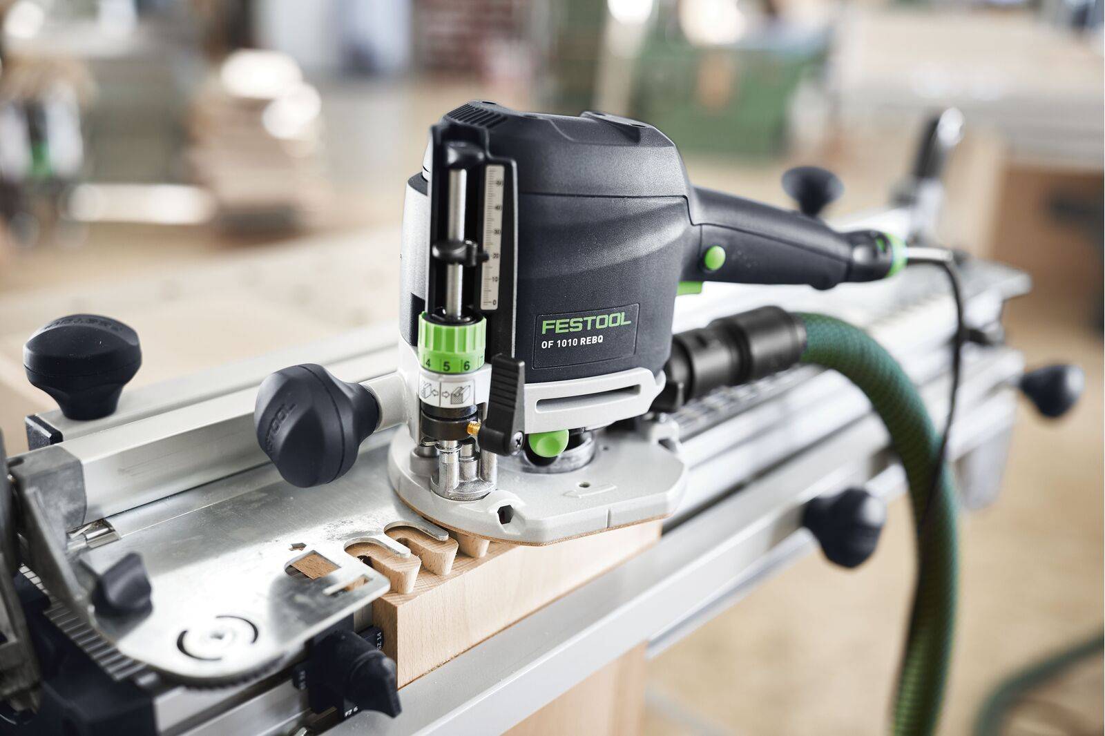 Défonceuse OF 1010 REBQ-FS-Set - FESTOOL - avec accessoires - rail - 2 Systainer - 578051 - Image 8