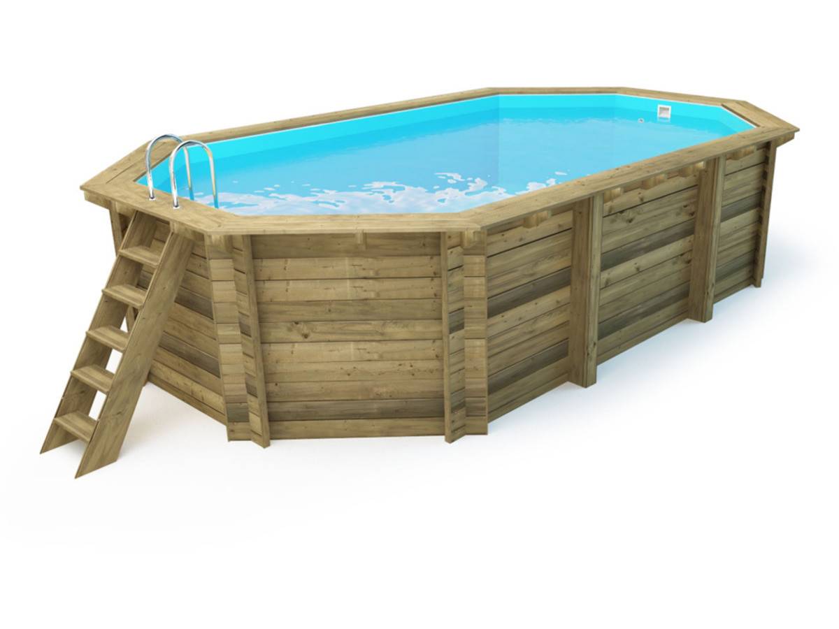 Habitat Et Jardin - Piscine Bois " Seychelles " - 4.00 X 3.00 X 1.30 M + Bâche à Bulles 180 µ + Bâche Hiver 280 Gr/m² -habitat Et Jardin - Image 2