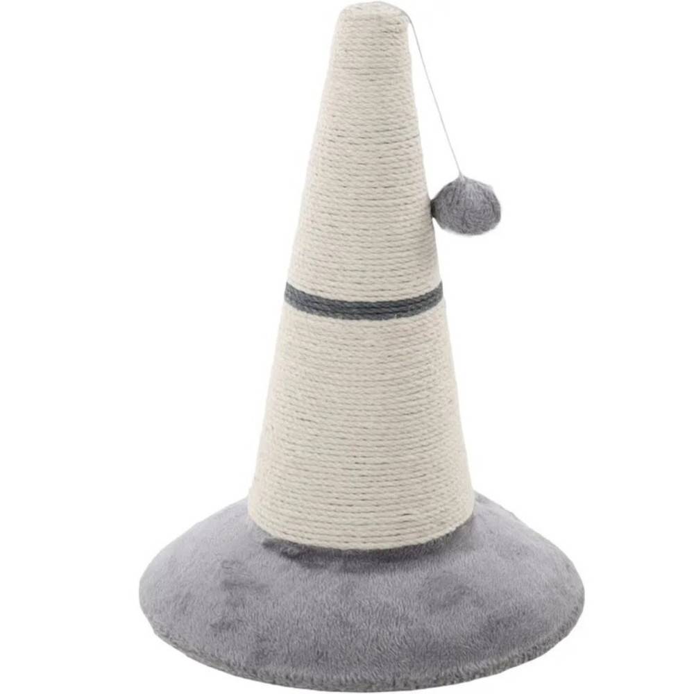 Cône griffoir, Elmo gris et blanc ø 33 x 45 cm pour chat - Imagen 3