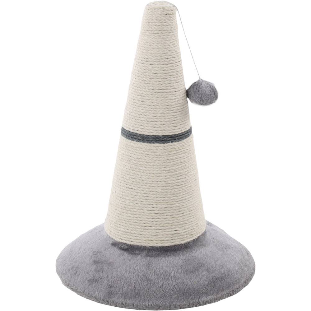 Cône griffoir, Elmo gris et blanc ø 33 x 45 cm pour chat - Imagen 1