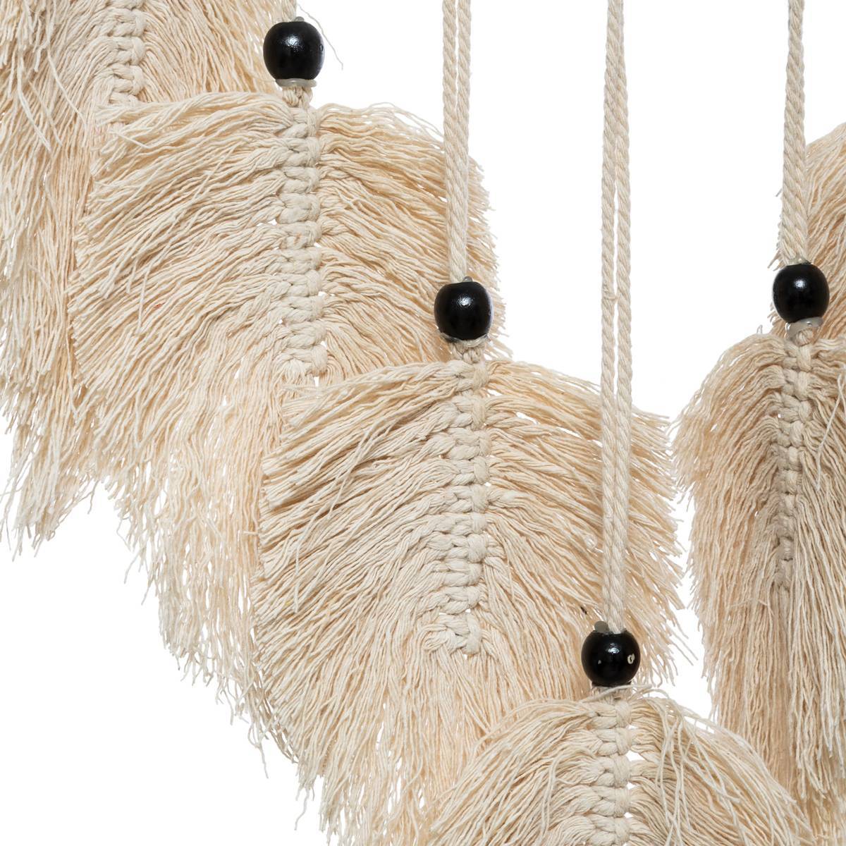 Atmosphera - Déco murale "Safari" macramé 45x69cm - Atmosphera Créateur d'intérieur - Imagen 3
