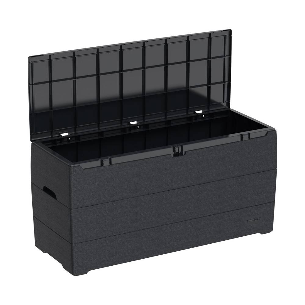 Duramax - Coffre de jardin en résine 270L - Gris Duramax - Imagen 2