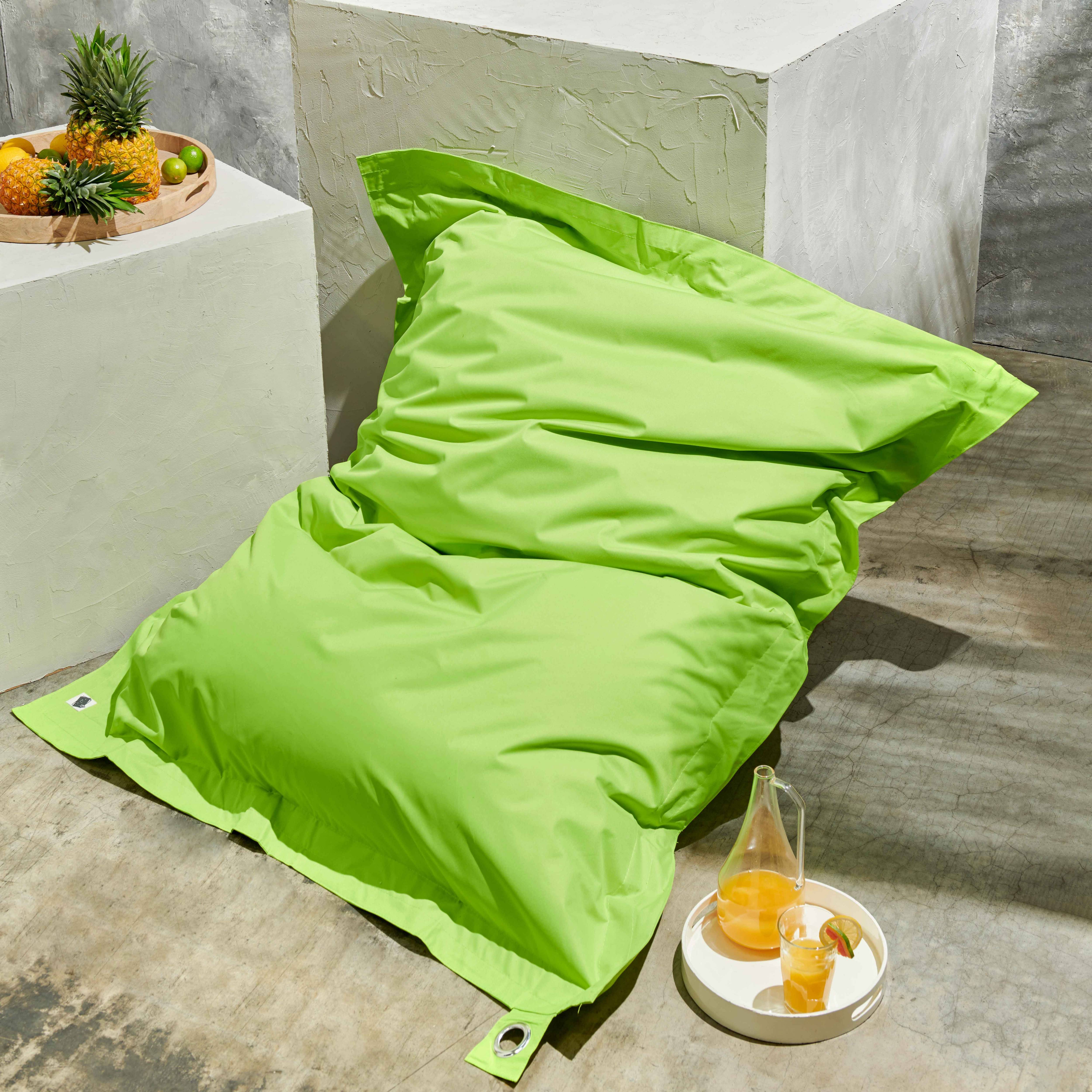 Oviala - Pouf de jardin en polyester vert 180 x 145 cm Solys - Oviala - Imagen 2