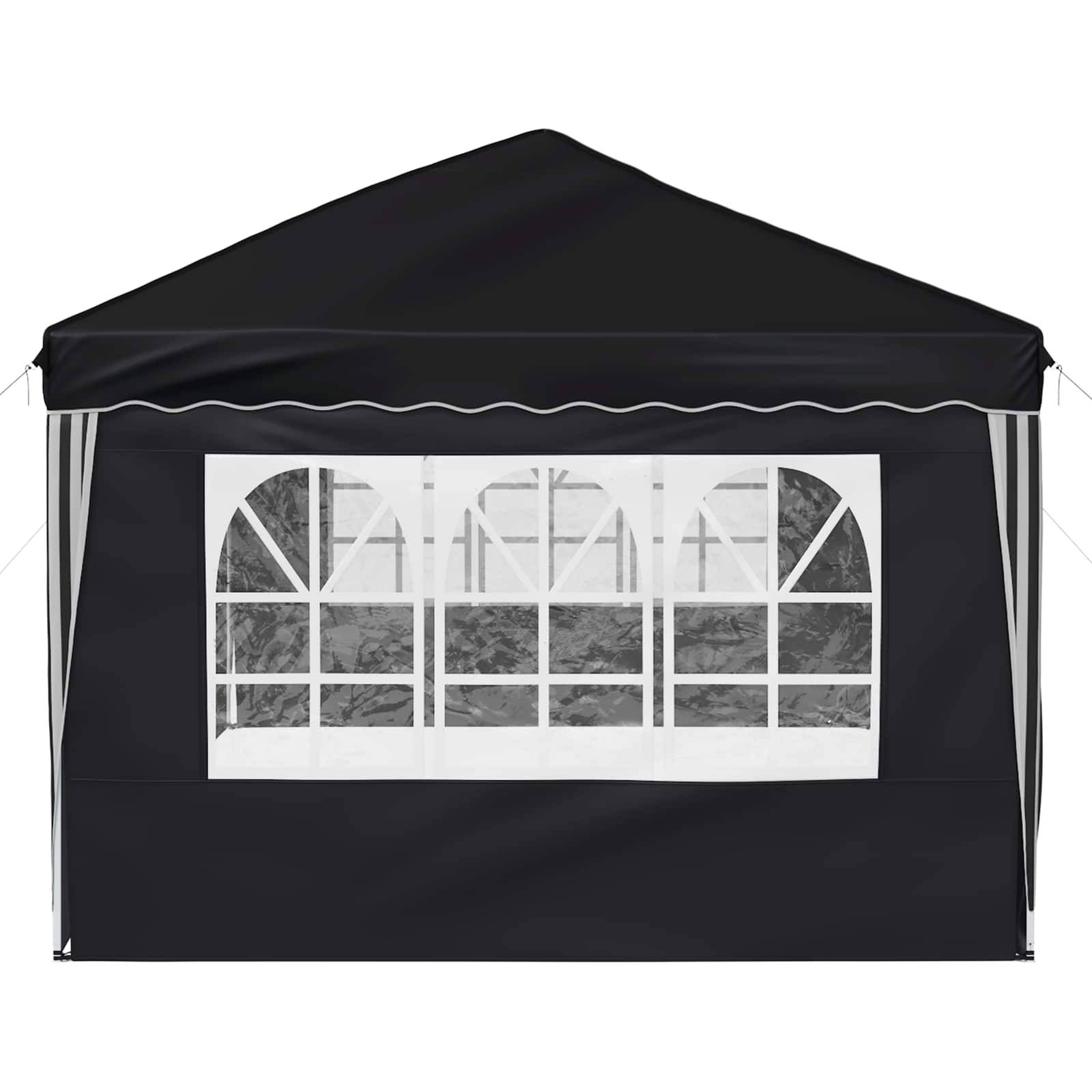 Tente de fête pop-up acier et polyester anthracite 575 x 288 x 245 cm - PANGIVO - Image 7