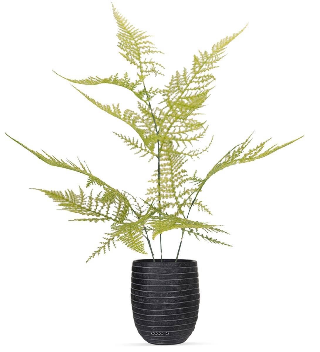 Artificielles - Asparagus Plumosus plante verte factice en pot H45cm très originale - Imagen 2