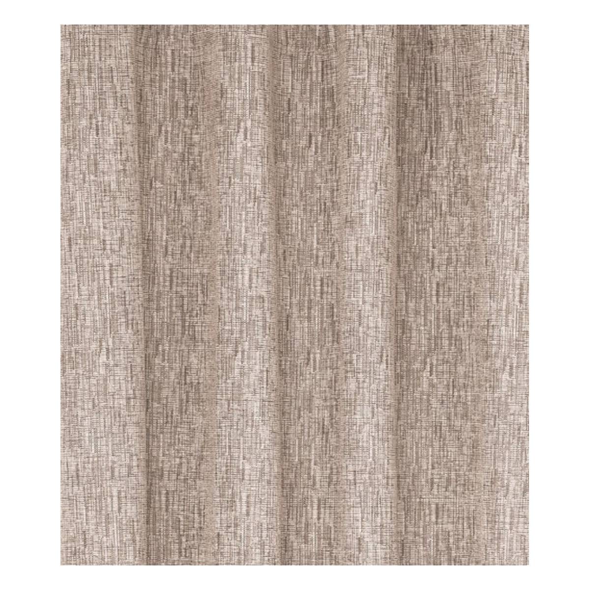 Atmosphera - Lot de 2 Rideaux à  œillets Occultant Jacquard Beige Lin 140 x 260 cm - Imagen 3