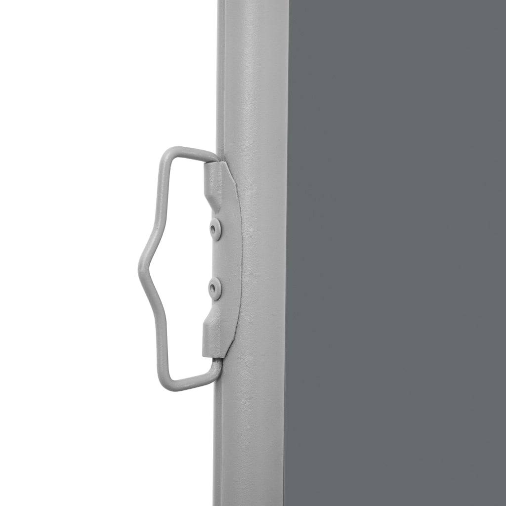 Helloshop26 - Auvent paravent store brise-vue latéral rétractable de patio jardin terrasse balcon protection visuelle écran 140 x 1000 cm anthracite - Imagen 3
