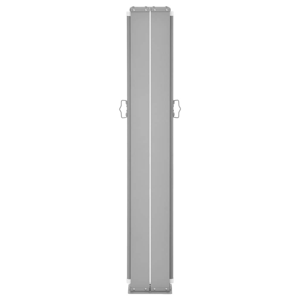 Helloshop26 - Auvent paravent store brise-vue latéral rétractable de patio jardin terrasse balcon protection visuelle écran 140 x 1000 cm anthracite - Imagen 4