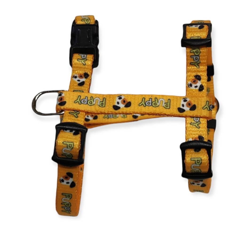animallparadise - Harnais XS 8 mm 18 à 29 cm jaune PUPPY MASCOTTE  pour chiots - Imagen 3
