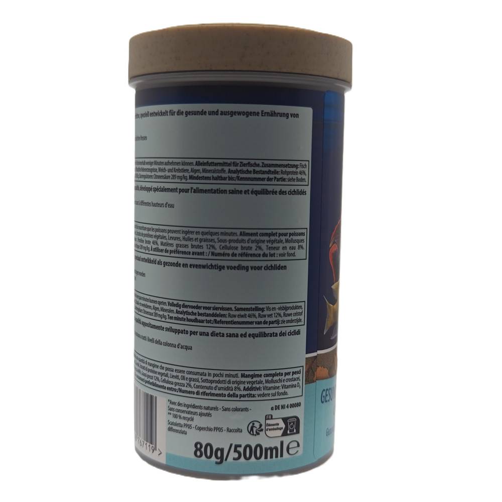 Tetra - Cichlid XL flocons 80 g 500 ml nourriture pour Cichlidés et poissons d'ornement - Imagen 4