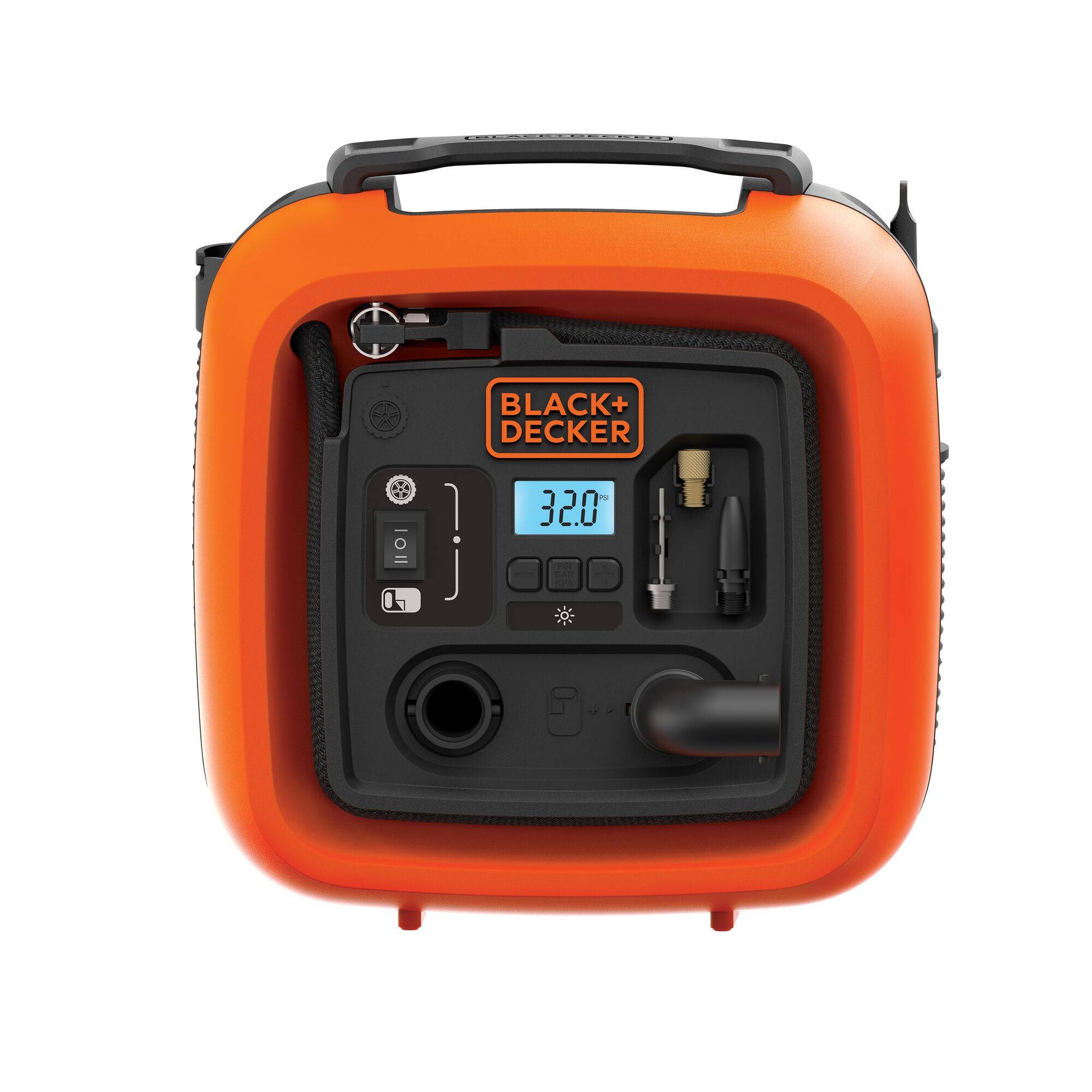 Gonfleur-compresseur filaire - 11 bars 160 PSI BLACK+DECKER ASI400-XJ - Image 1
