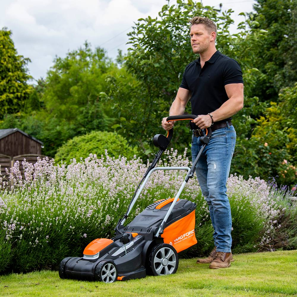 Yard Force - Tondeuse à gazon rotative sans fil 37cm batterie lithium Ion 40V Yard Force LM G37A - Image 7