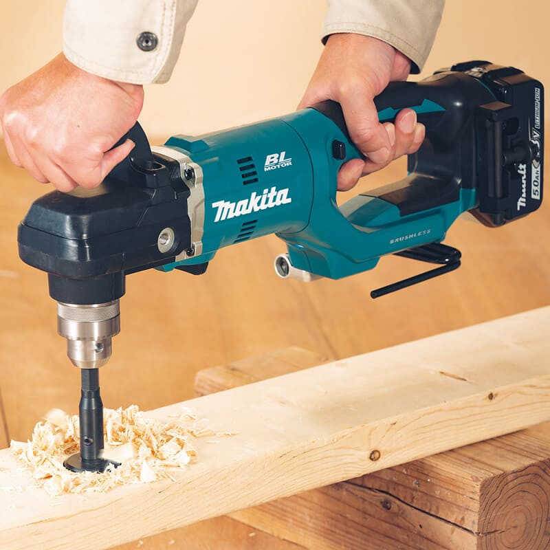Makita - Perceuse visseuse d'angle 8V 13 mm - MAKITA - avec 2 batteries 5.0Ah - chargeur - coffret - DDA450RTE - Imagen 7