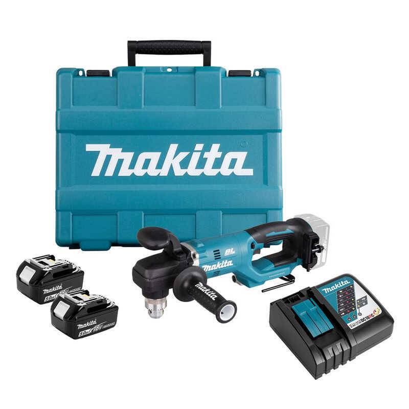 Makita - Perceuse visseuse d'angle 8V 13 mm - MAKITA - avec 2 batteries 5.0Ah - chargeur - coffret - DDA450RTE - Imagen 1