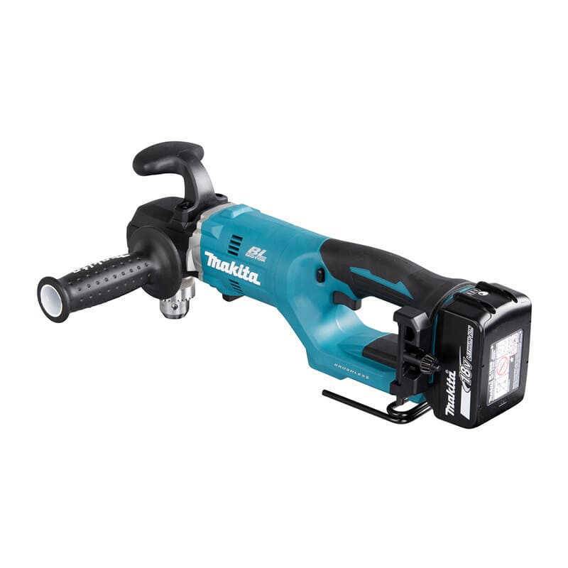 Makita - Perceuse visseuse d'angle 8V 13 mm - MAKITA - avec 2 batteries 5.0Ah - chargeur - coffret - DDA450RTE - Imagen 4