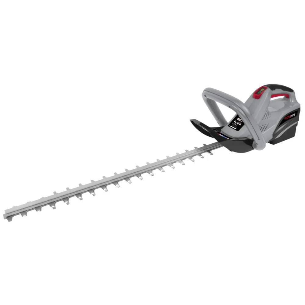 Lot de 3 outils de jardin Taille-haie + Coupe-bordure + Tondeuse tractée à gazon - Image 4