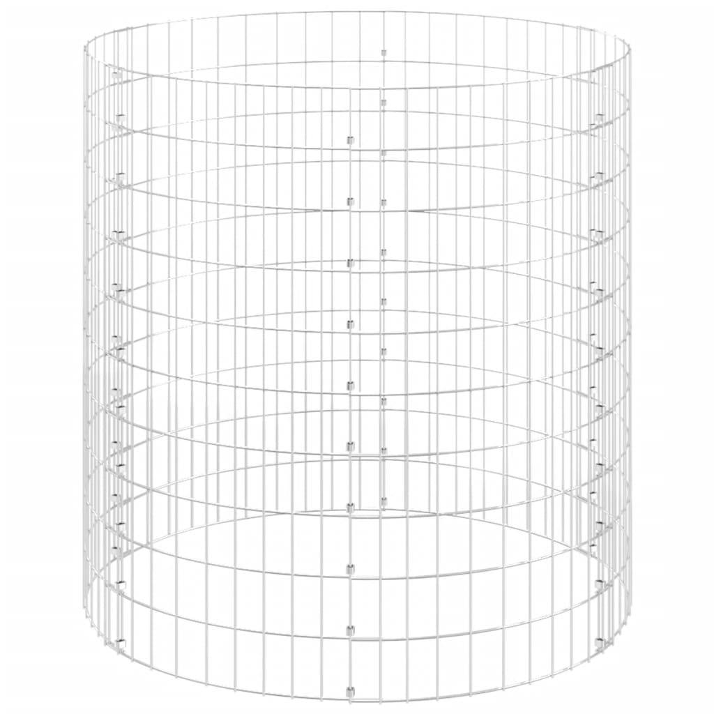 Composteur jardin XXL acier galvanisé grande capacité Ø100x100 cm – ComfortXL Outdoor Living - Image 4