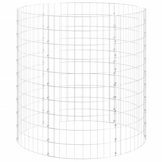 Composteur jardin XXL acier galvanisé grande capacité Ø100x100 cm – ComfortXL Outdoor Living - Image 2
