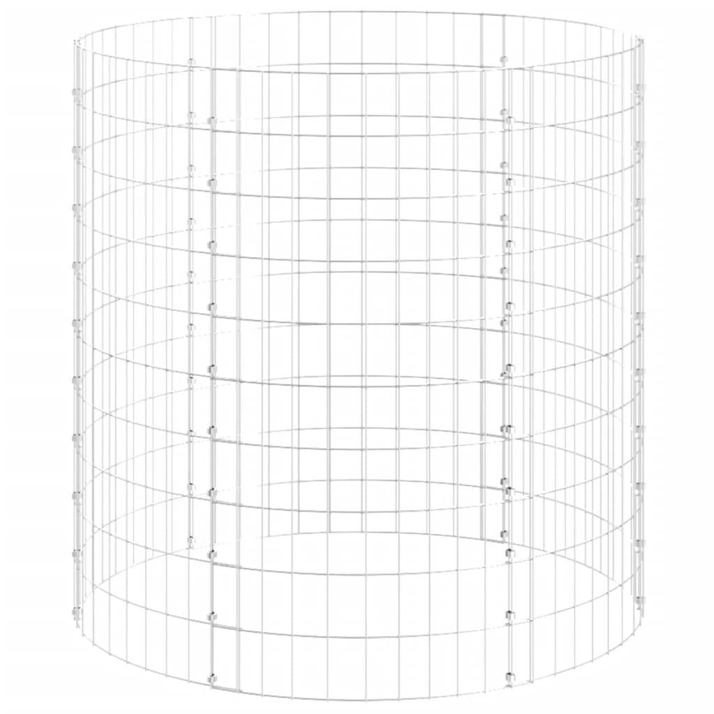 Composteur jardin XXL acier galvanisé grande capacité Ø100x100 cm – ComfortXL Outdoor Living - Image 2