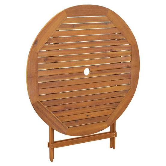 PANGIVO - Table pliable de jardin bois d'acacia Ø 90 x 75 cm - PANGIVO - Image 6