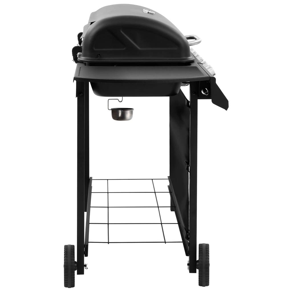 Vidaxl - Barbecue à 6 brûleurs - vidaXL - Métal - Noir - Imagen 3