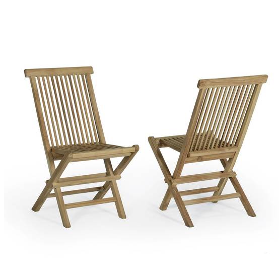Salon de jardin teck massif Padang, 6 chaises - TECK'Attitude - Imagen 7