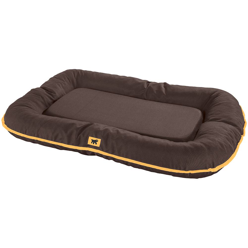 Ferplast - Ferplast Panier Chien Coussin Chien Grande Taille Tissu anti-rayures Lavable à 30°C.Matelas pour chien imperméable 120 x 80 x 13,5 cm.Marron - Imagen 1