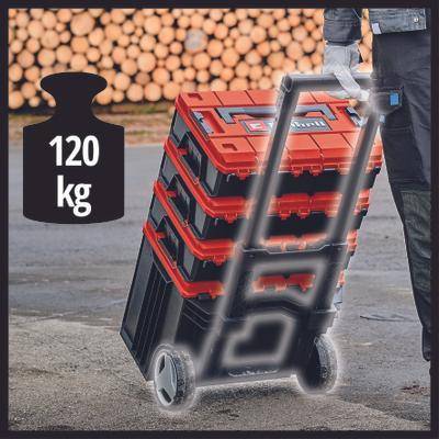 Einhell - E-Case Tower Einhell – système modulaire de transport avec roulettes et poignée télescopique - Image 3