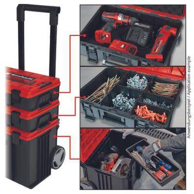 Einhell - E-Case Tower Einhell – système modulaire de transport avec roulettes et poignée télescopique - Image 5