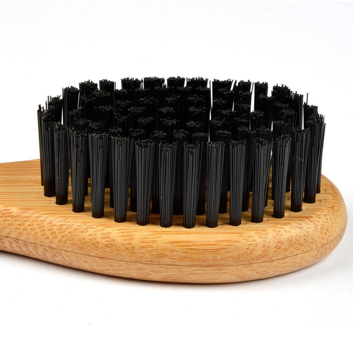 Love Story - Brosse de Toilettage Bambou "Poils Doux" 22cm Naturel - Image 2
